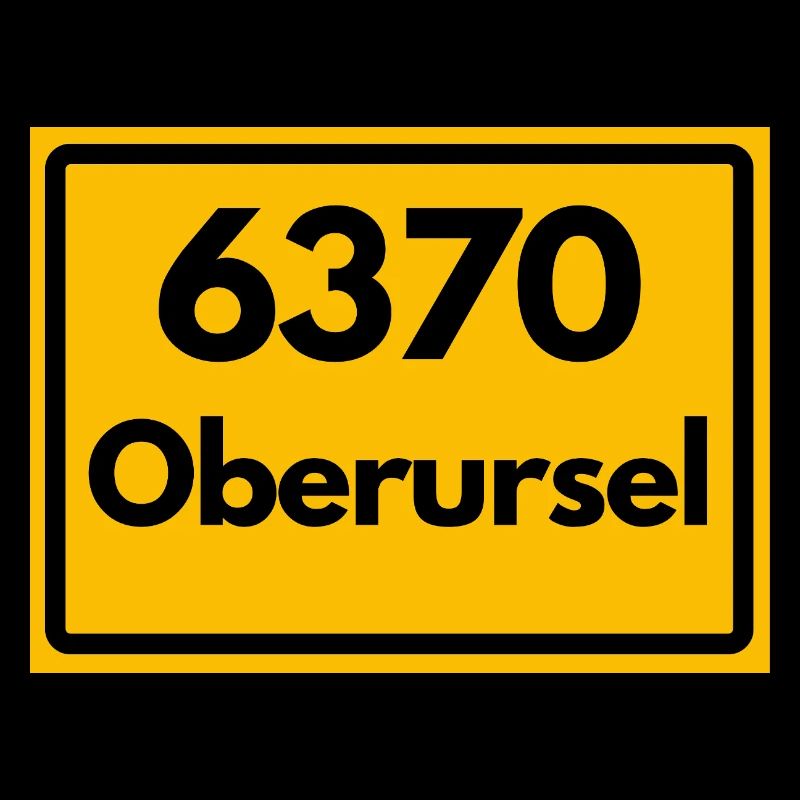 ALTE POSTLEITZAHL PLZ RETRO 6370 OBERURSEL HEIMAT