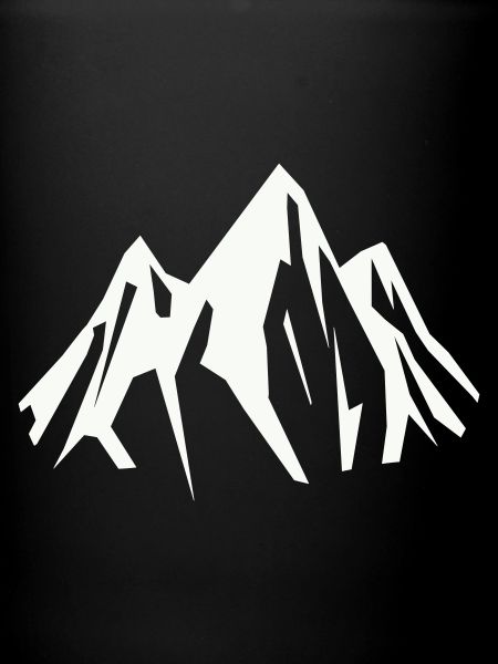 Spitzengipfel Silhouette