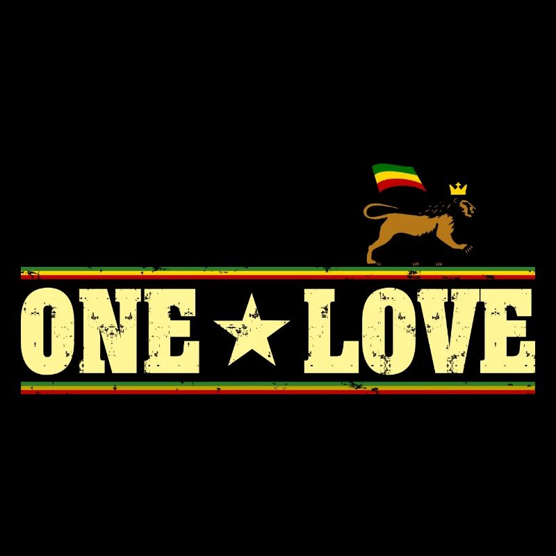 One Love Reggae Lion