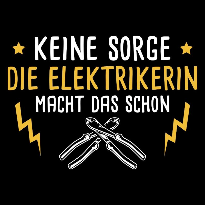 Handwerkerin Elektrikerin Geschenk