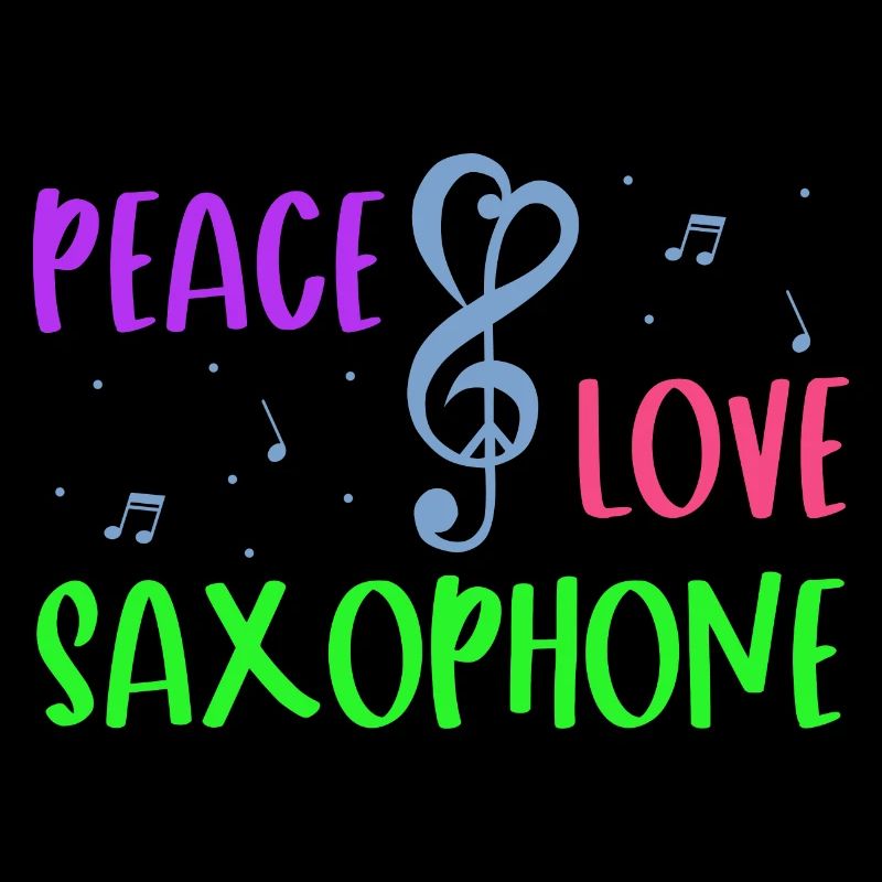 Peace Love Saxophone