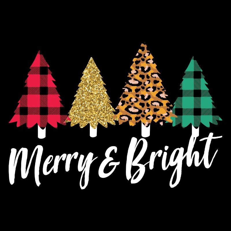 Merry And Bright Christmas Tree