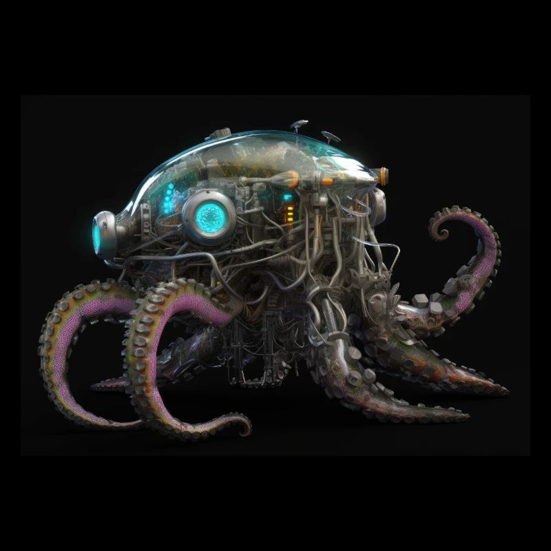 Neon Octopus