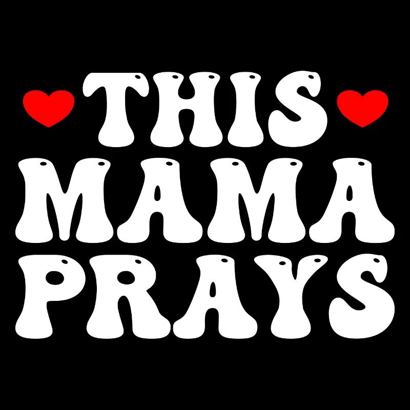 Cette maman prie
