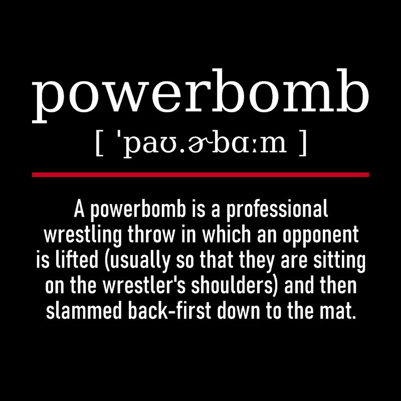powerbomb - spelling and description