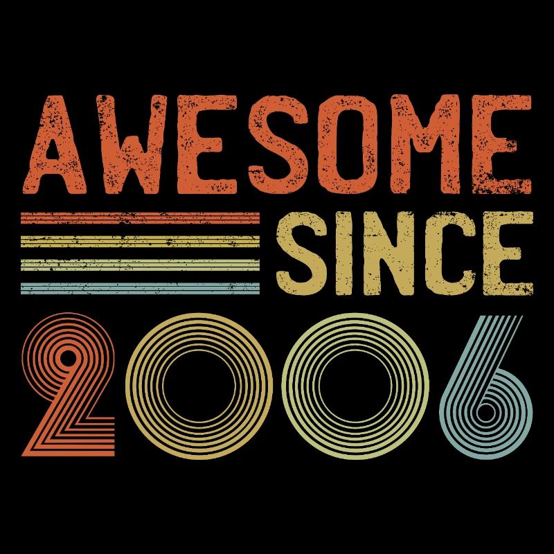 Retro 2005 Anniversary Celebration Design