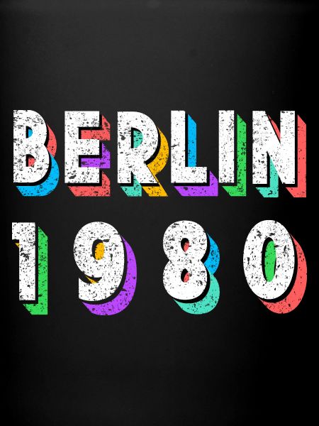 Berlin 1980 Rétro Néon
