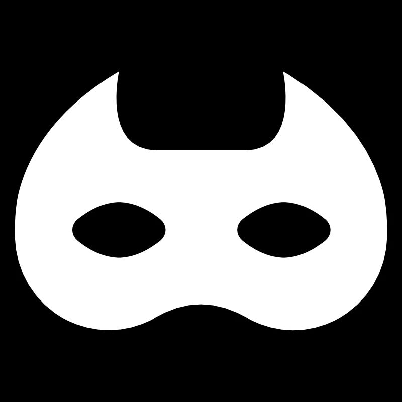 Maske eines Superhelden