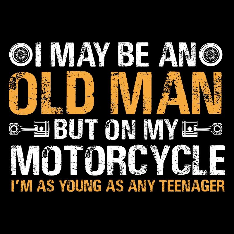 Motorrad alter Mann