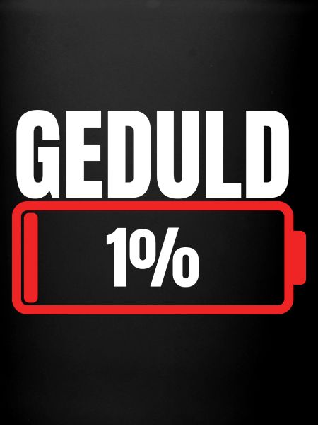 Patience 1% battery empty