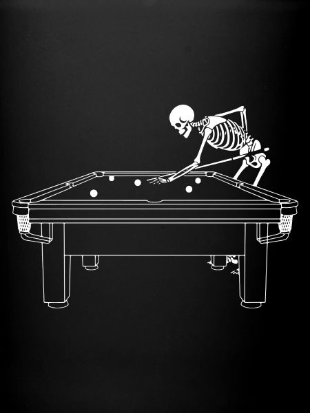 Skeleton Plays Snooker