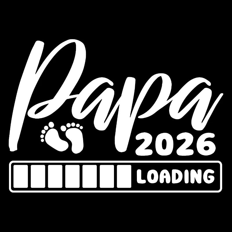 Papa 2026 loading - Schwangerschaft - Geschenk