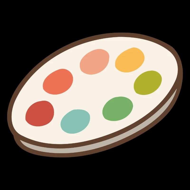 Lebendige Palette der Inspiration