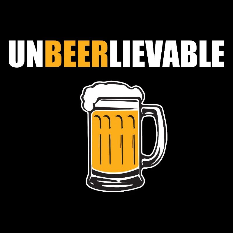 UnBEERlievable Witziges Design