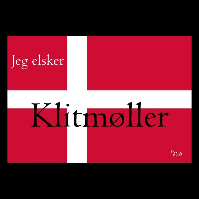 Klitmøller Danish Flag