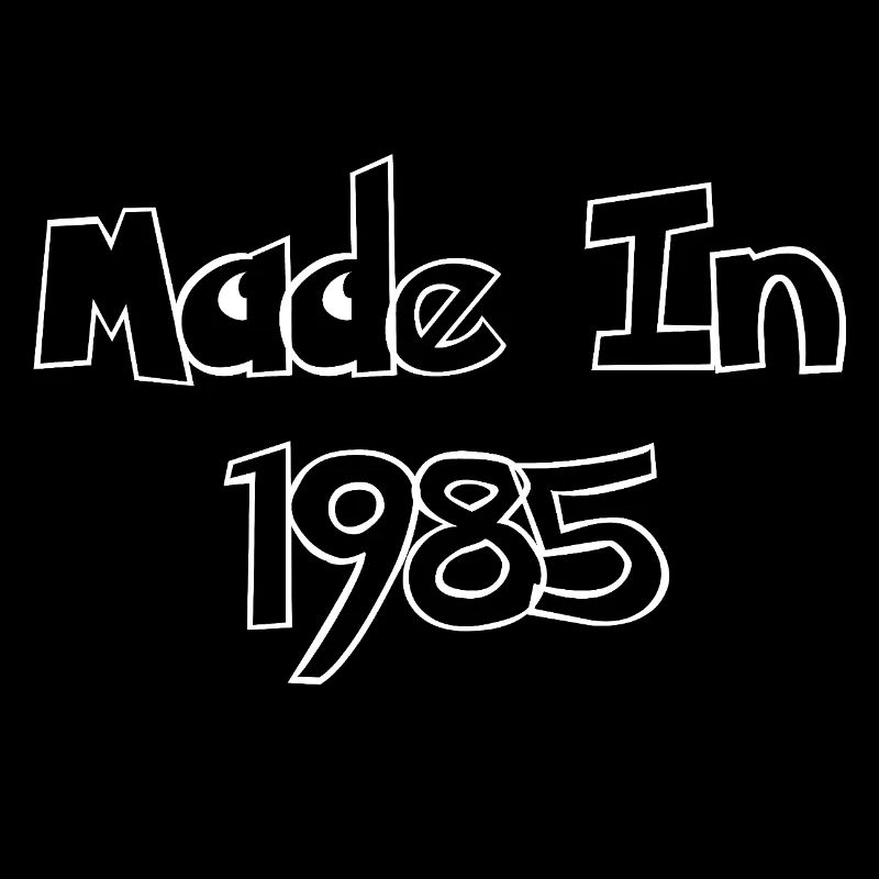 Made In 1985 – Retro Text