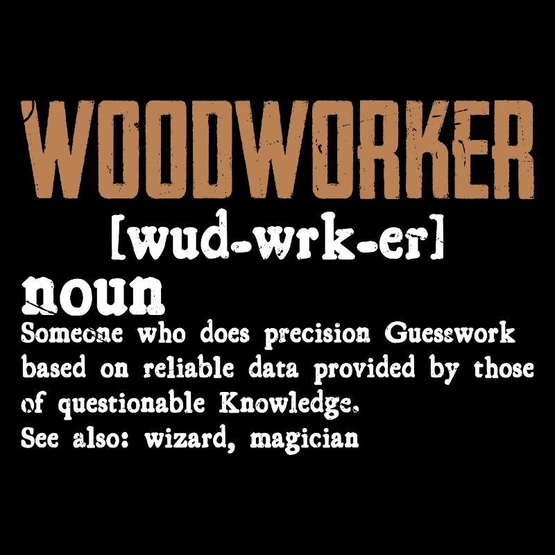 Rustic Woodworker Typo Design