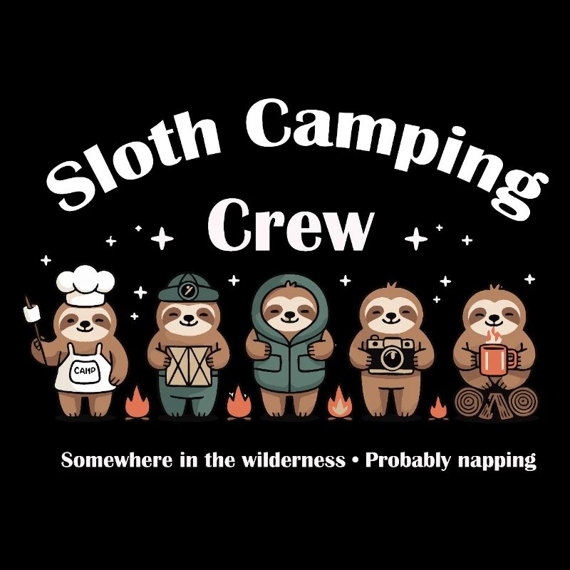 Sloth Camping Crew