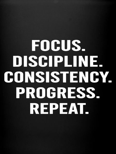 Focus Discipline Progress Repeat