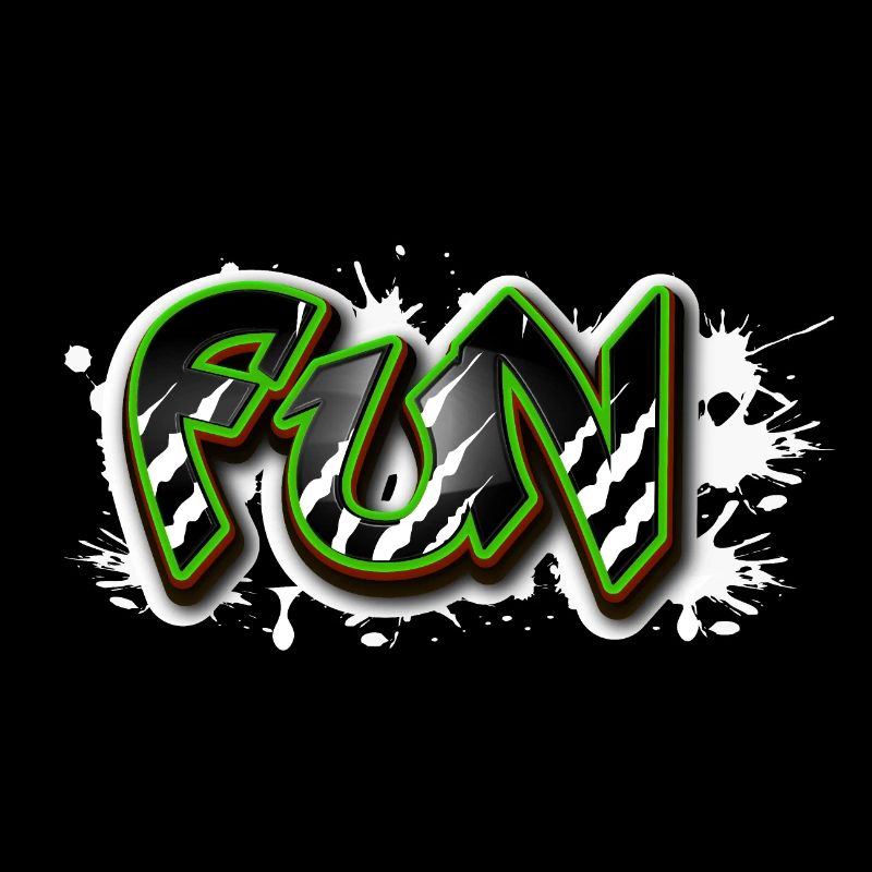 Fun in graffiti style