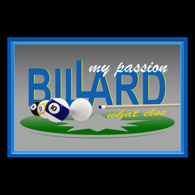 Billiards Design, Wall Art, Poster, Pool Billiards