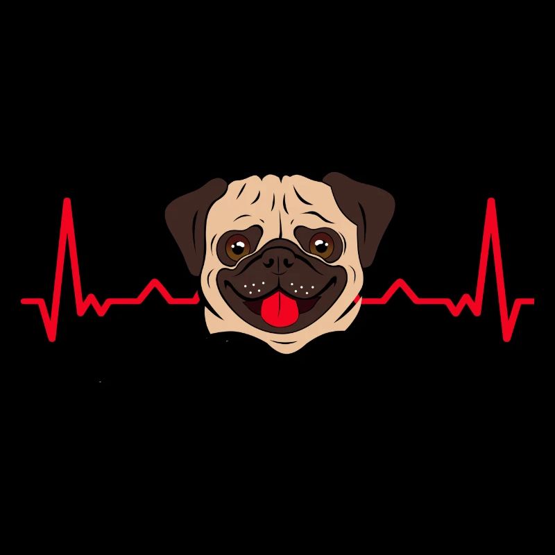 Mops Herzschlag