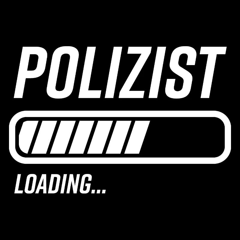 Polizist Loading Ladebalken