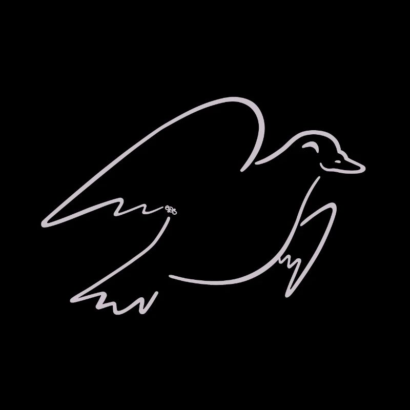 Fliegende Taube (hell)
