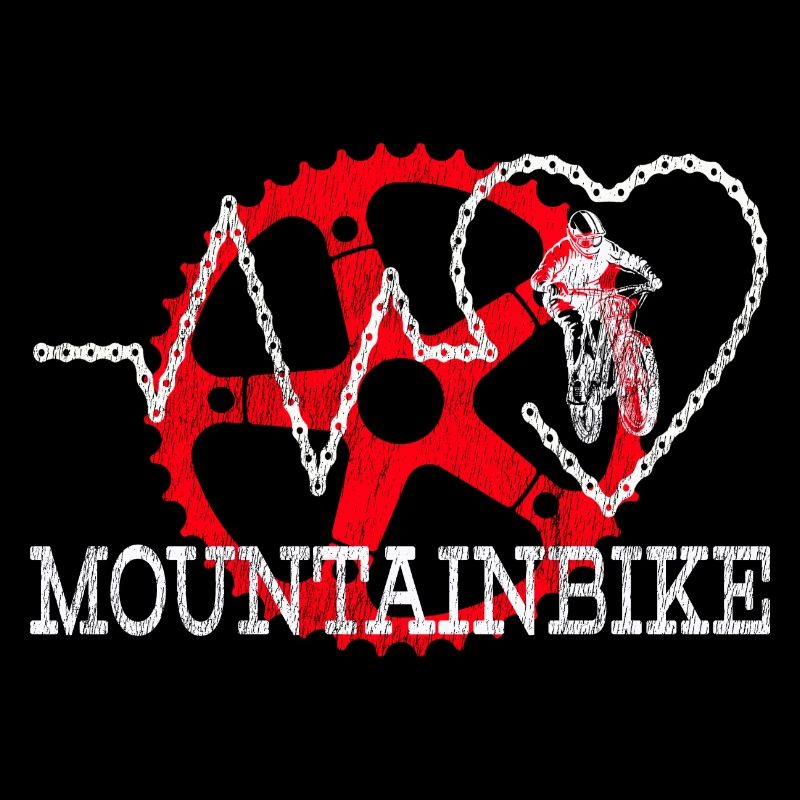 Cycliste Descente VTT VTT Cyclisme Hommes