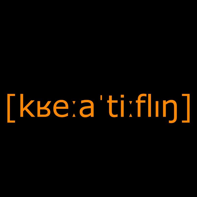 Ich bin der Kreativling - in Orange