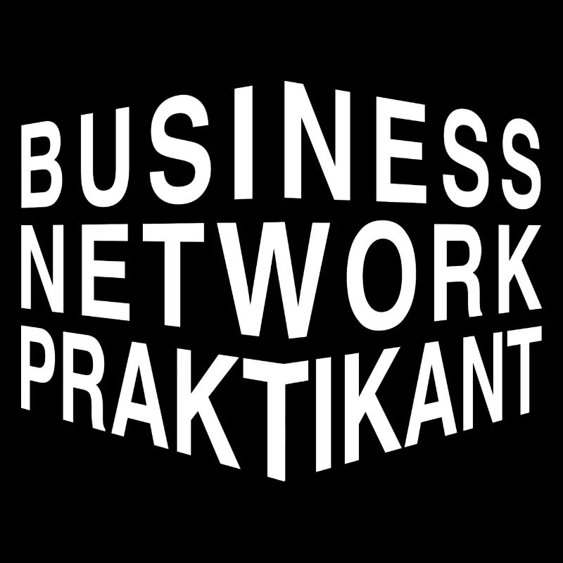 Business Network Intern - Lettering - white