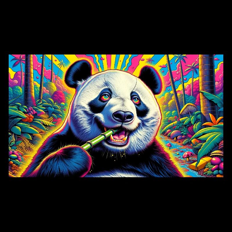 Panda défoncé comme de la merde