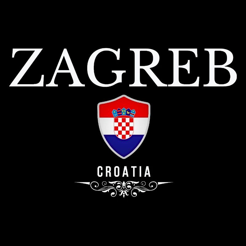 Zagreb Croatie, souvenir Zagreb