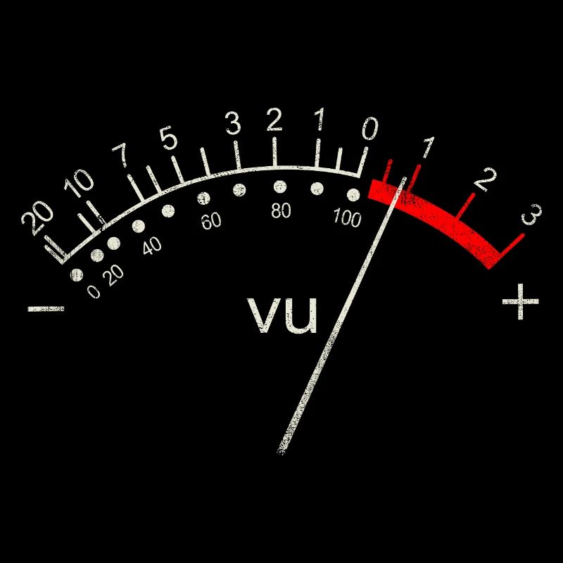Retro-VU-Messgerät