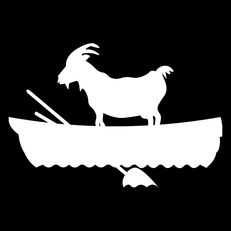 G.O.A.T. Ziege im Boot