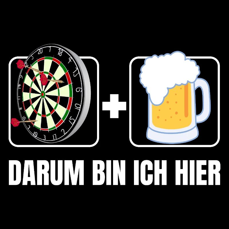 Fléchettes et bière – c’est pour ça que je suis là