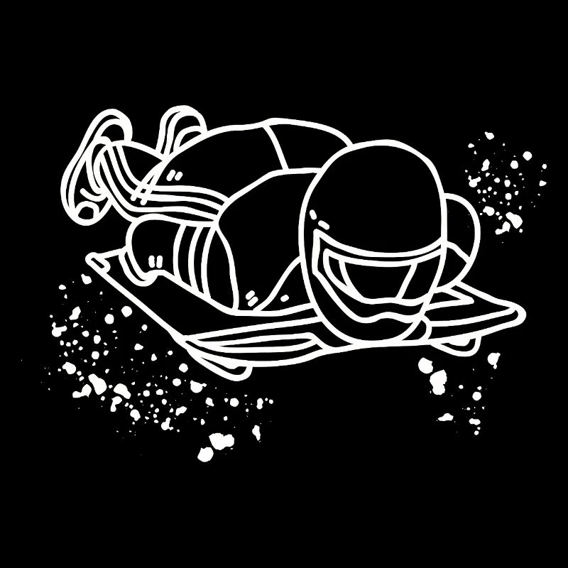 Bobsleigh Squelette Luge d’Hiver