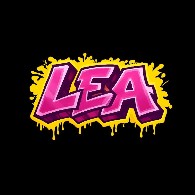 GRAFFITI NAME LEA FOR PERFECT GIFT PRINTABLE