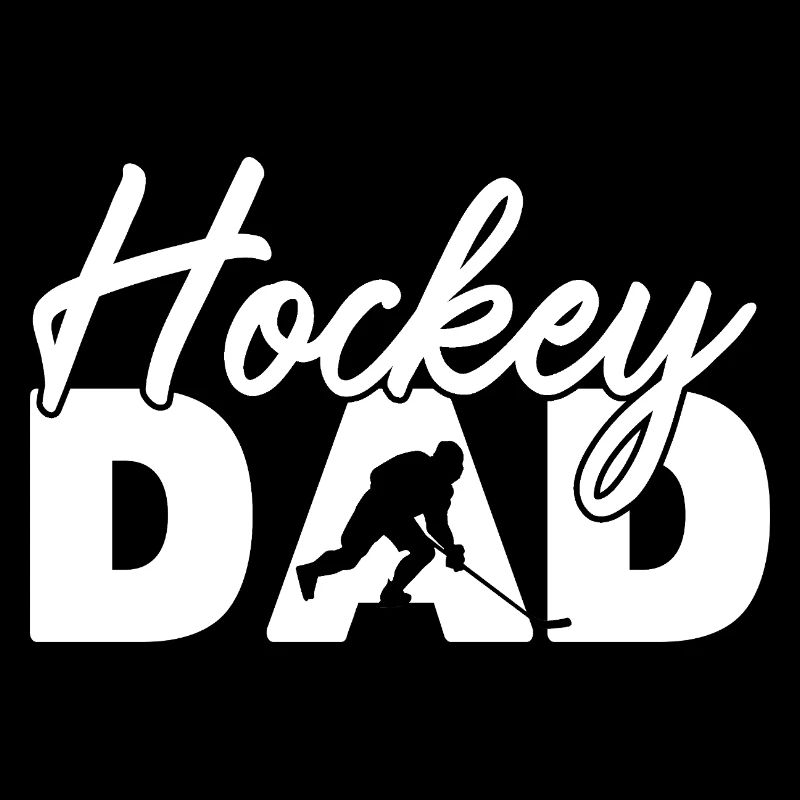 Hockey Dad Like A Normal Dad Only Cooler Art
