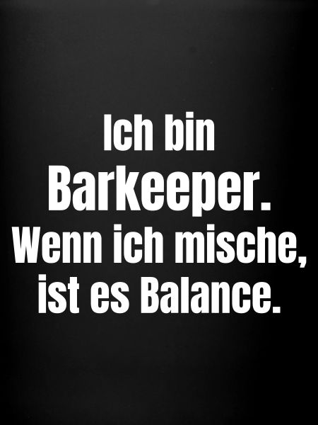 Je suis Barman Balance