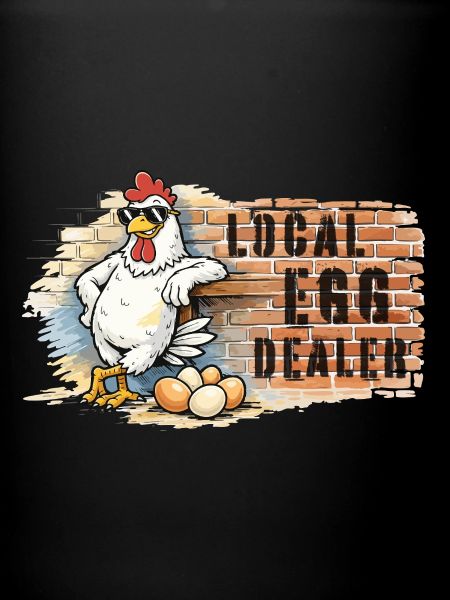 Poulet dans le style graffiti