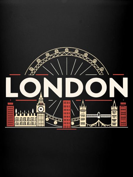 Londres Skyline et Grande Roue