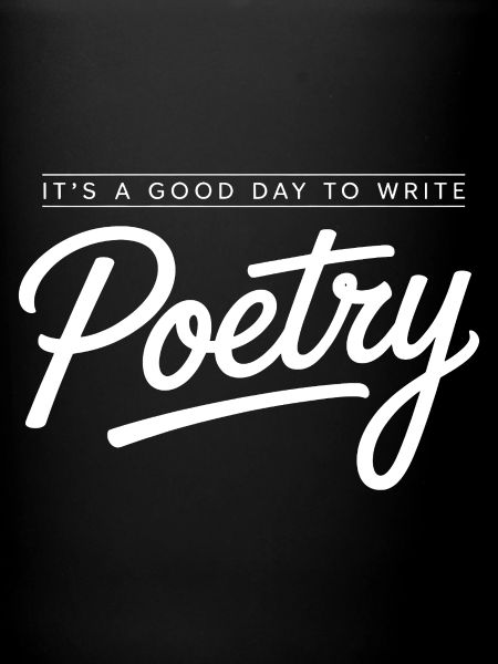 Poetry Script Monochrome Tee