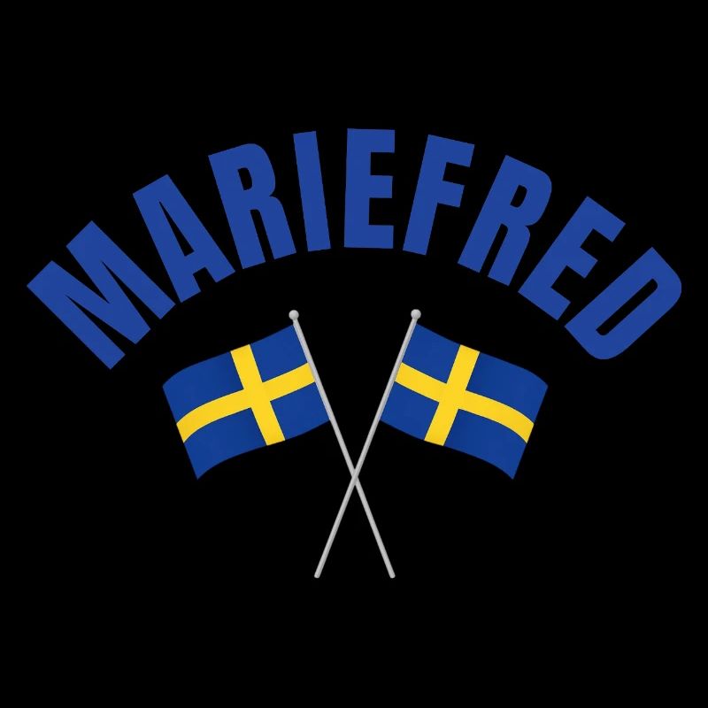 Drapeaux suédois de Mariefred