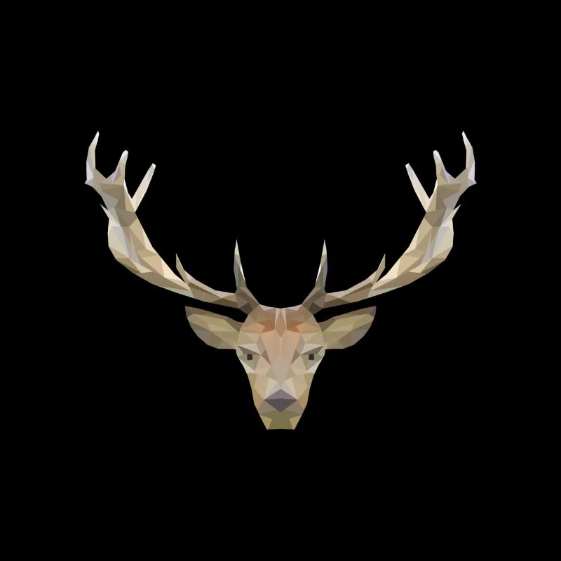Low Poly Hirsch