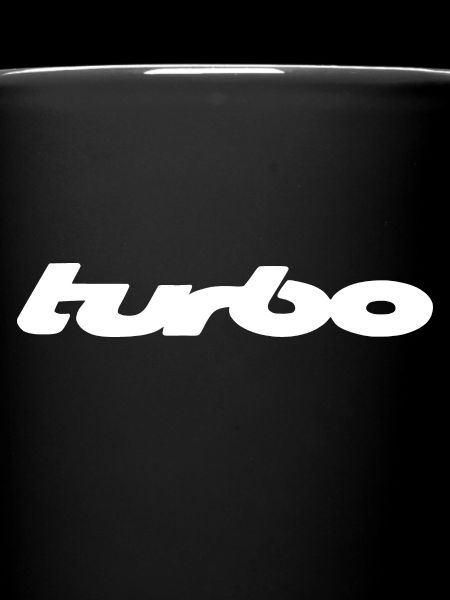Turbo lettering (white)