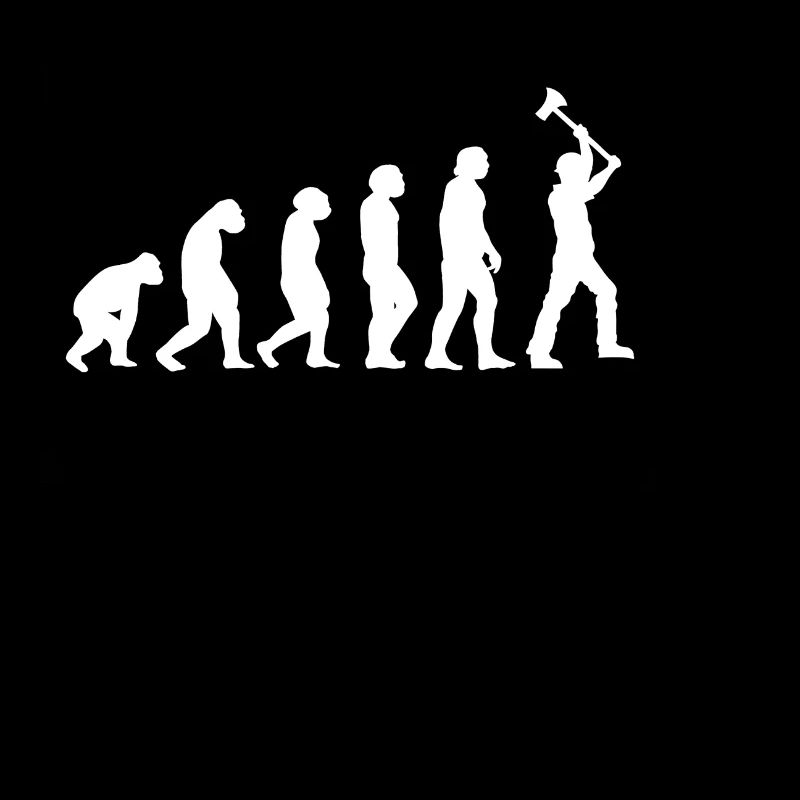 Holzfäller Evolution Waldarbeiter Baumfäller