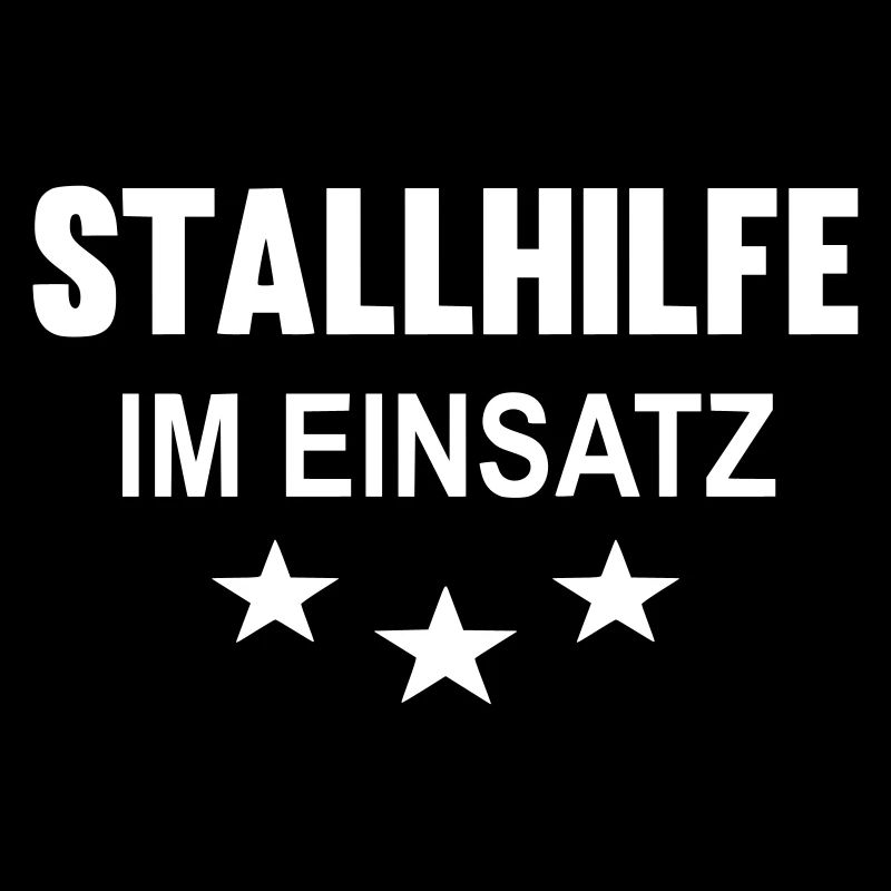 Stallhilfe im Einsatz