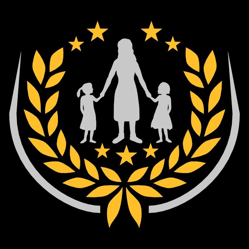 2 daughters mother laurel wreath