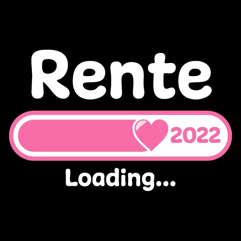 Rente 2022 Rentnerin Loading Ladebalken